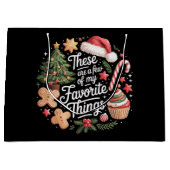 Dies sind ein paar meiner Lieblingssendungen Weihn Große Geschenktüte (Vorderseite)