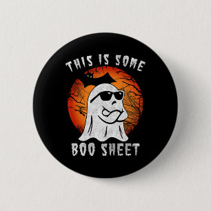 Dies sind einige Boo-Sheet Halloween Ghost Fun Ges Button