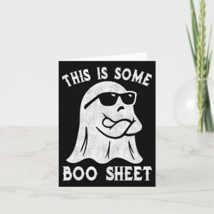 Dies sind einige Boo-Sheet Halloween Ghost Fun Ges Karte
