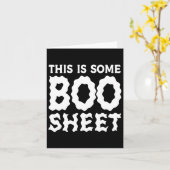 Dies sind einige Boo-Sheet Halloween Ghost Fun Ges Karte (Gelbe Blume)