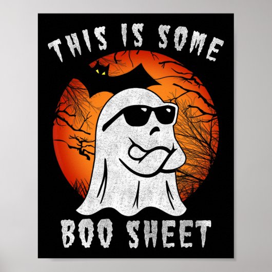 Dies sind einige Boo-Sheet Halloween Ghost Fun Ges Poster (Vorne)
