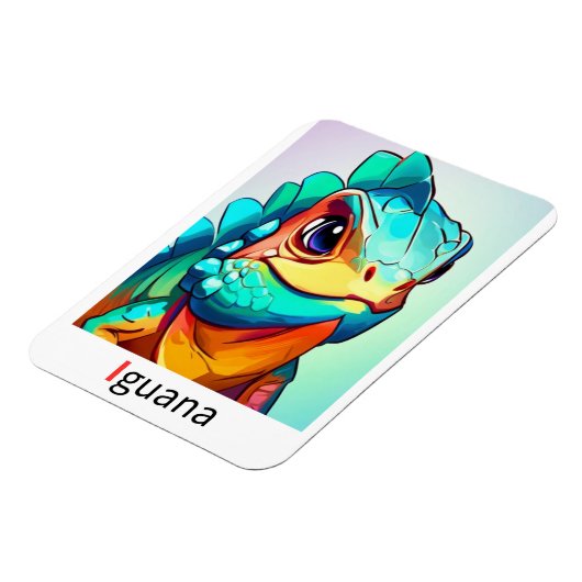 Dies sind farbige Alphabet-Taschenkarten. Magnet (Linke Seite)