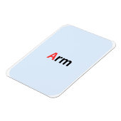 Dies sind farbige Alphabet-Taschenkarten. Magnet (Linke Seite)