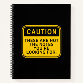 Dies sind nicht die Notizen, die Sie für Noteboo s Notizblock