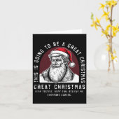 Dies wird ein großer Weihnachtsmann sein, den Trum Karte (Gelbe Blume)