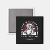 Dies wird ein großer Weihnachtsmann sein, den Trum Magnet (Vorderseite/Rückseite)