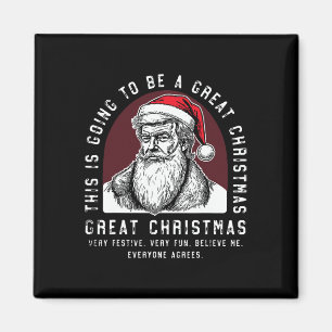 Dies wird ein großer Weihnachtsmann sein, den Trum Magnet