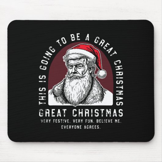 Dies wird ein großer Weihnachtsmann sein, den Trum Mousepad (Vorne)