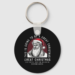 Dies wird ein großer Weihnachtsmann sein, den Trum Schlüsselanhänger