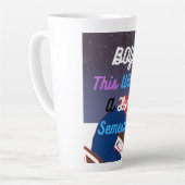 Dies wird ein langes Semester Milchtasse (Linke Ecke)