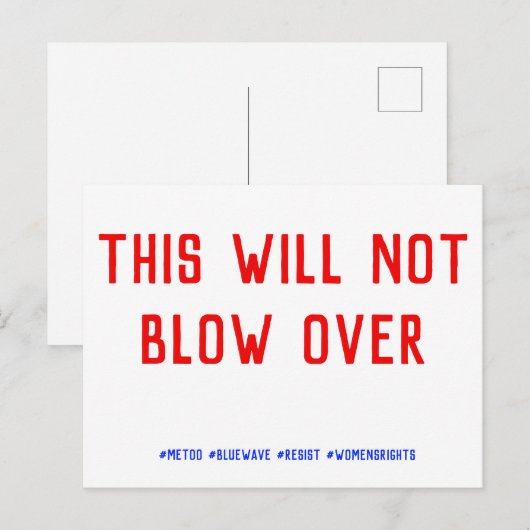 Dies wird nicht überwinden postkarte (Vorne/Hinten)