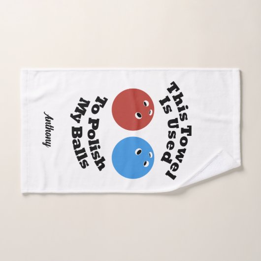 Dies wird verwendet, um meine Balls Spaß Bowling z Handtuch (Handtuch)