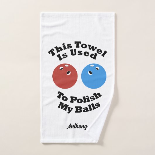 Dies wird verwendet, um meine Balls Spaß Bowling z Handtuch (Handtuch)