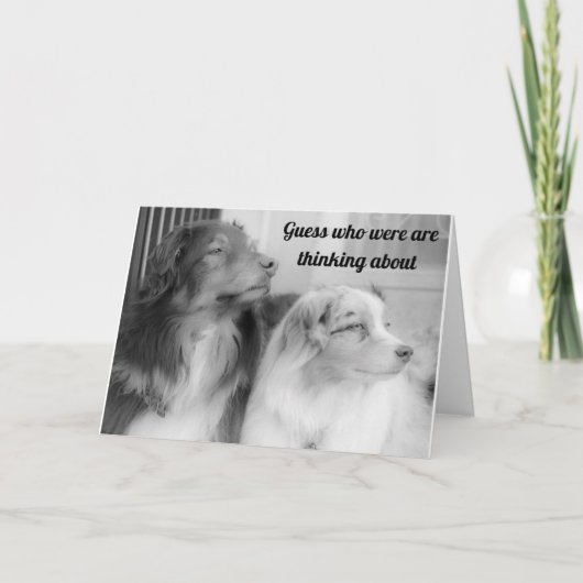 DIESE 2 **SCHÖNHEITEN** SAGEN "GLÜCKLICHER VALENTI KARTE (Vorderseite)