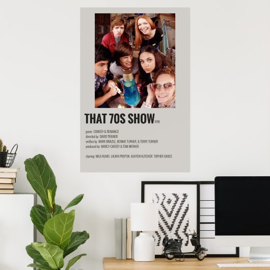 diese 70er-Show Poster (Heimbüro)