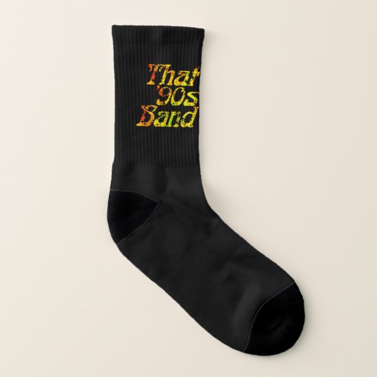 Diese 90er-Band - Grunge Logo Black Socken (Rechts - Außen)