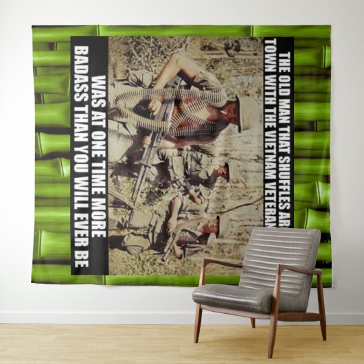 DIESE ALTE VIETNAM WANDTEPPICH (Beispiel (Horizontal))