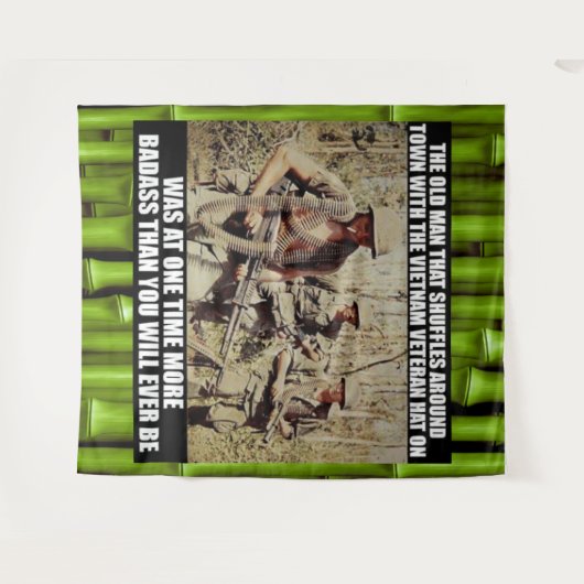 DIESE ALTE VIETNAM WANDTEPPICH (Vorderseite (Horizontal))