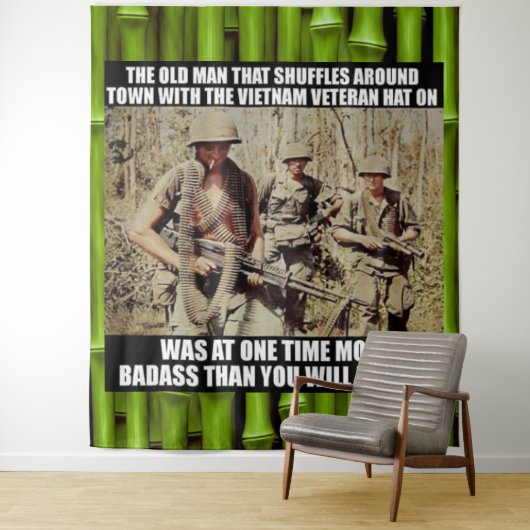 DIESE ALTE VIETNAM WANDTEPPICH (Beispiel)