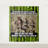 DIESE ALTE VIETNAM WANDTEPPICH (Vorderseite)