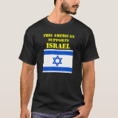 DIESE AMERIKANISCHE UNTERSTÜTZT ISRAEL T-Shirt (Vorderseite)