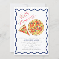 Diese Amore Italienische Pizza-Party-Brautjunggese