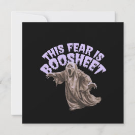 Diese Angst ist bootsheet - lustiger Halloween-Gei Einladung