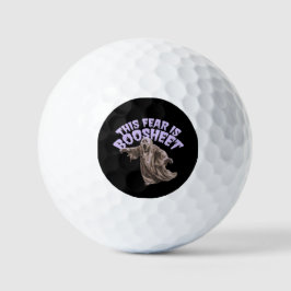 Diese Angst ist bootsheet - lustiger Halloween-Gei Golfball