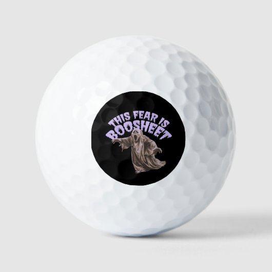 Diese Angst ist bootsheet - lustiger Halloween-Gei Golfball (Vorderseite)