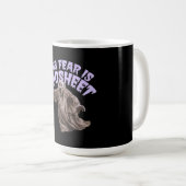 Diese Angst ist bootsheet - lustiger Halloween-Gei Kaffeetasse (VorderseiteRechts)