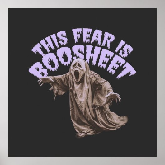 Diese Angst ist bootsheet - lustiger Halloween-Gei Poster (Vorne)