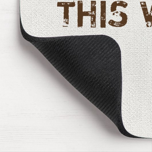 Diese Art Leinwand Textur Mousepad (Ecke)