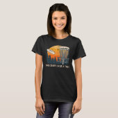 Diese Aufteilung einer Tree Disk Golf Memes Golfer T-Shirt (Vorne ganz)
