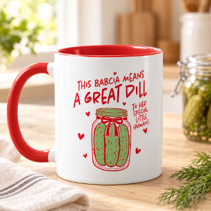 Diese Babcia bedeutet eine großartige Dill Tasse