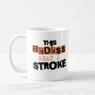 Diese Badass Beat a Stroke Patient Überlebenshilfe Kaffeetasse