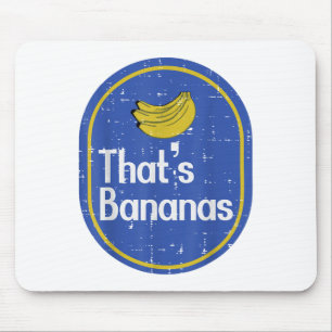 Diese Bananen Aufkleber Fruchtkostüm Halloween Män Mousepad