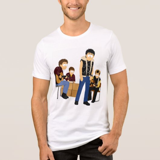 "Diese Bande von Spinnern" Tri-Blend Shirt (Vorderseite)