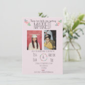 Diese beiden Kinder heiraten! Einladung (Stehend Vorderseite)