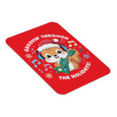 Diese bezaubernde Grafik zeigt ein Eichhörnchen Magnet (Rechte Seite)