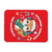 Diese bezaubernde Grafik zeigt ein Eichhörnchen Magnet (Horizontal)