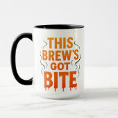 Diese Brew's Got Bite - Halloween Coffee Tasse (Links)