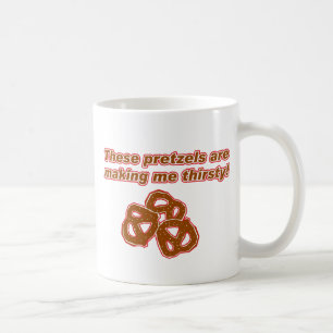 Diese Brezeln machen mich durstig Kaffeetasse