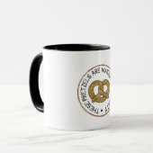 Diese Brezeln machen mich durstig Tasse (Vorderseite Links)