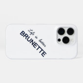 Diese Brünette Energie iPhone Hülle (Rückseite (Horizontal))