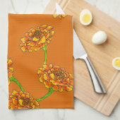 Diese "burnt orange"-Edition sticht heraus für Sie Geschirrtuch (Viertel Falte)