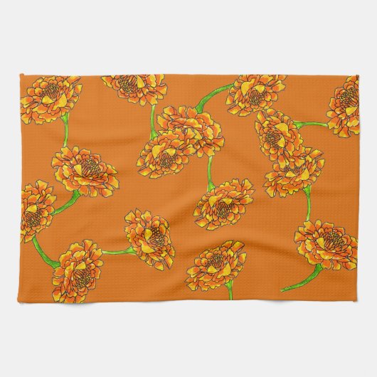 Diese "burnt orange"-Edition sticht heraus für Sie Geschirrtuch (Horizontal)