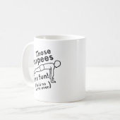 Diese Burpees waren Spaß Kaffeetasse (Vorderseite Links)