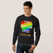 Diese Christliche Liebe alle inklusiven LGBT G Sweatshirt (Vorne ganz)