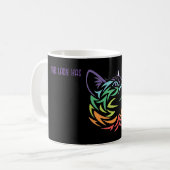 Diese Dame hat Cattitude! Kaffeetasse (Vorderseite Links)