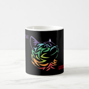 Diese Dame hat Cattitude! Kaffeetasse